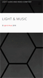 Mobile Screenshot of lightandmusic.rs